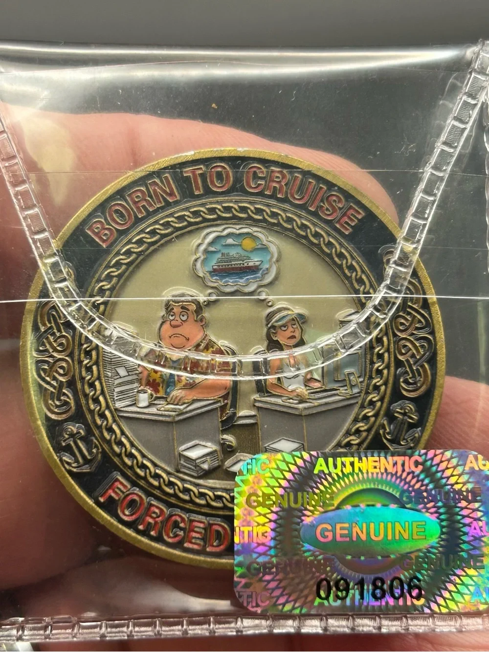 Life Is Short Cruise Often Decorative Challenge Coin